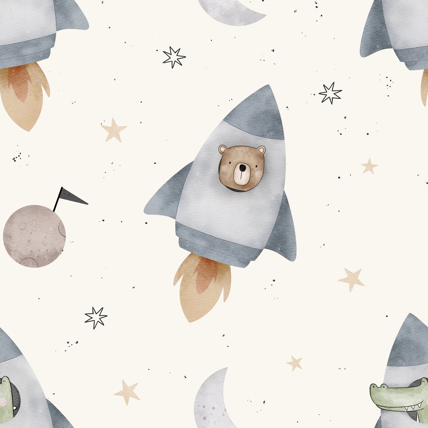 Rocket Ship Romper image 0