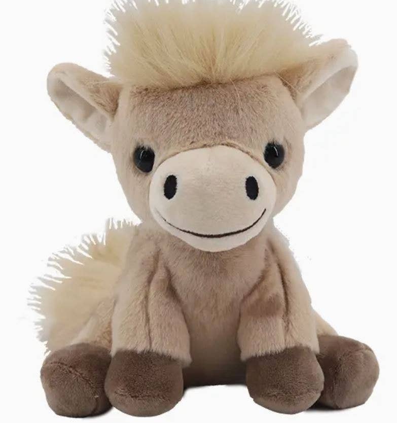 Pony Beige Soft Plush Toy -18cm