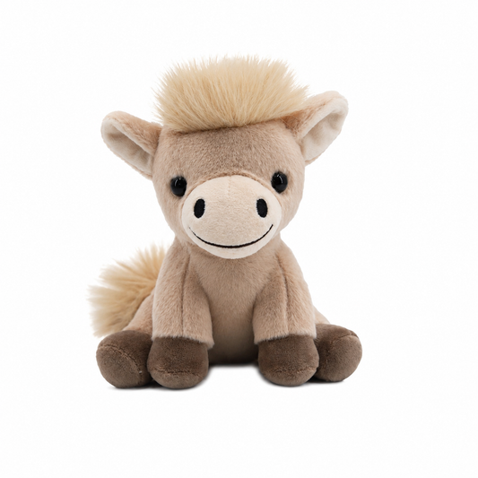 Pony Beige Soft Plush Toy -18cm