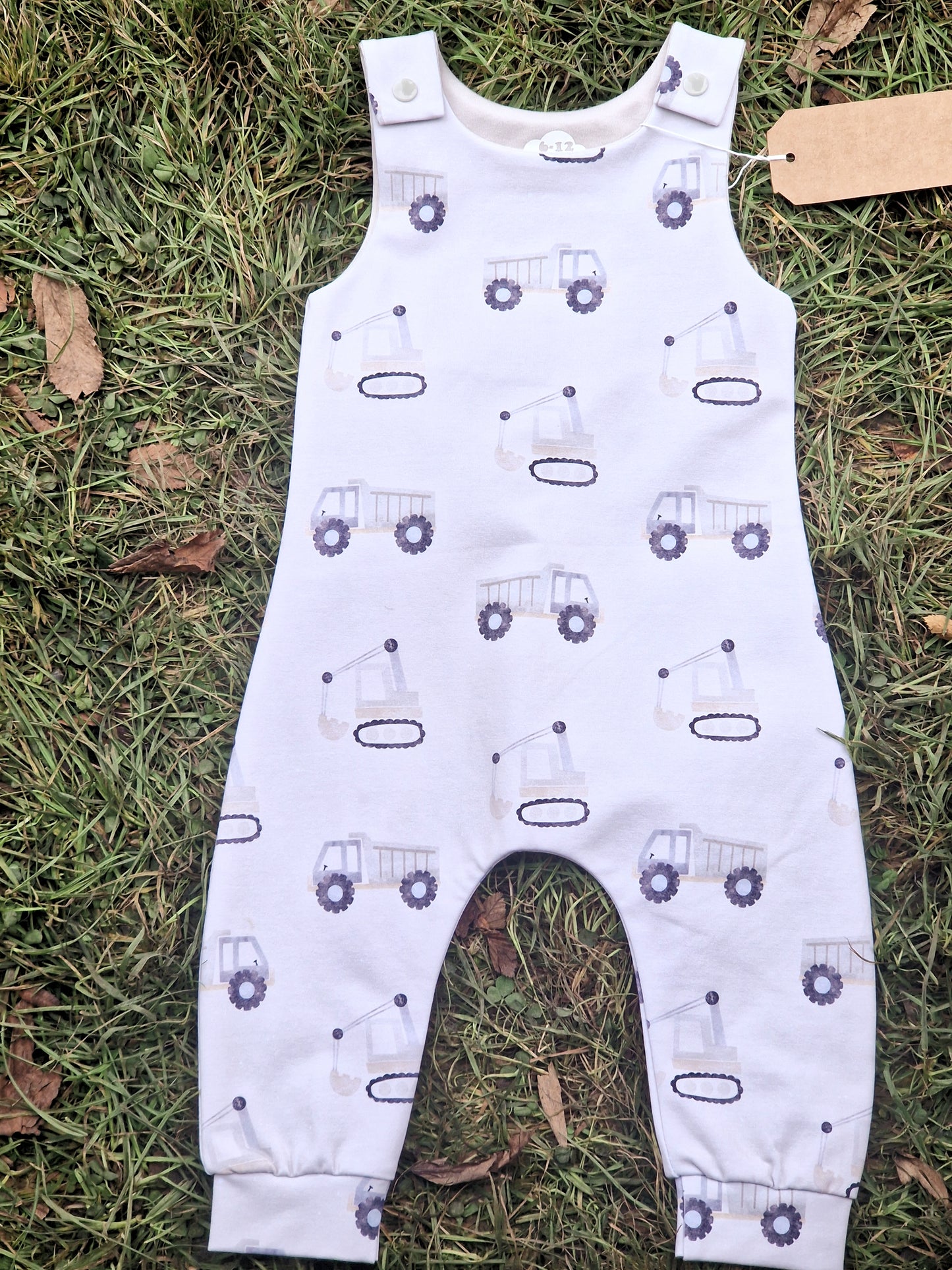 Construction Vehicles Romper image 0