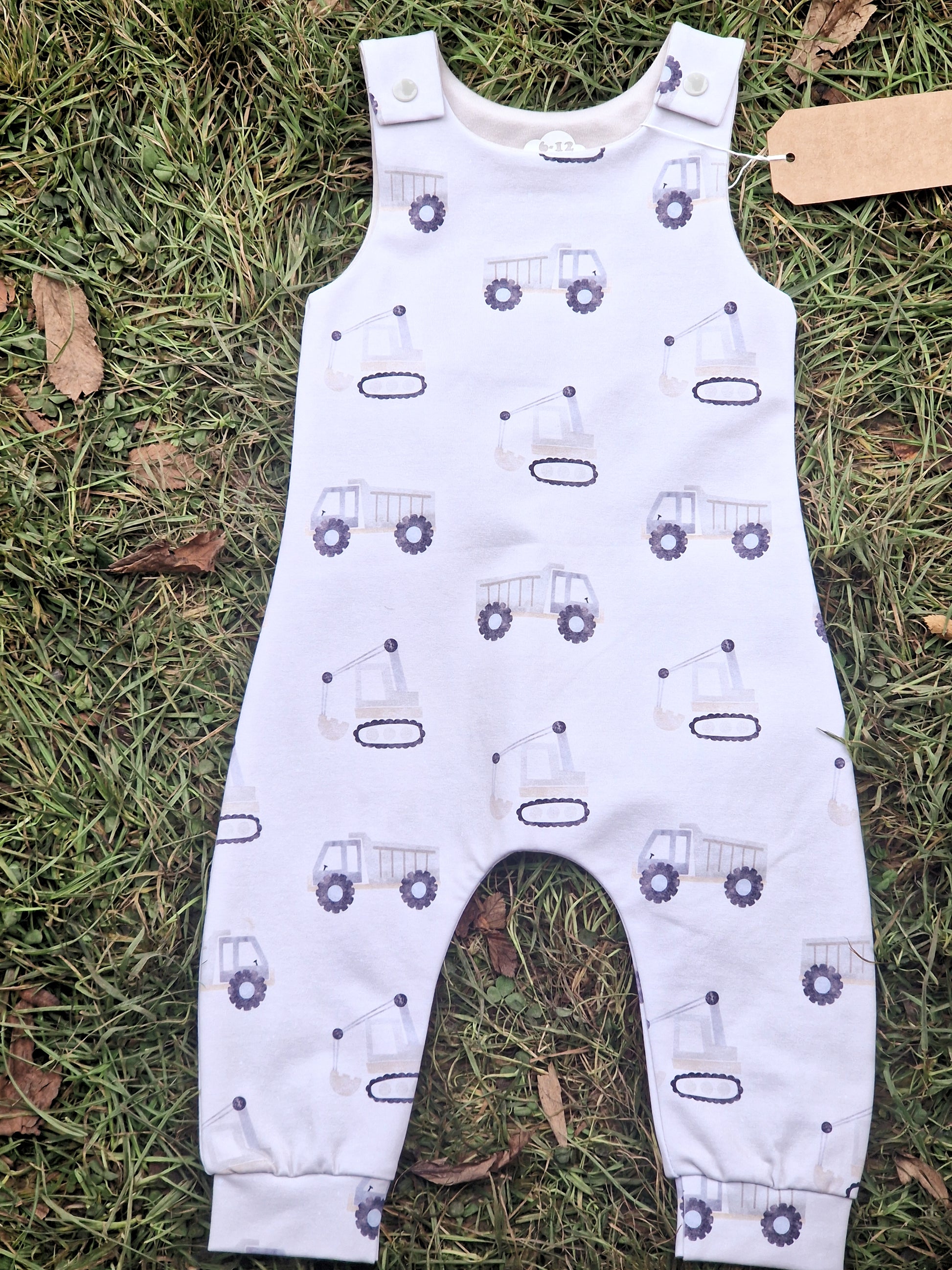 Construction Vehicles Romper image 0