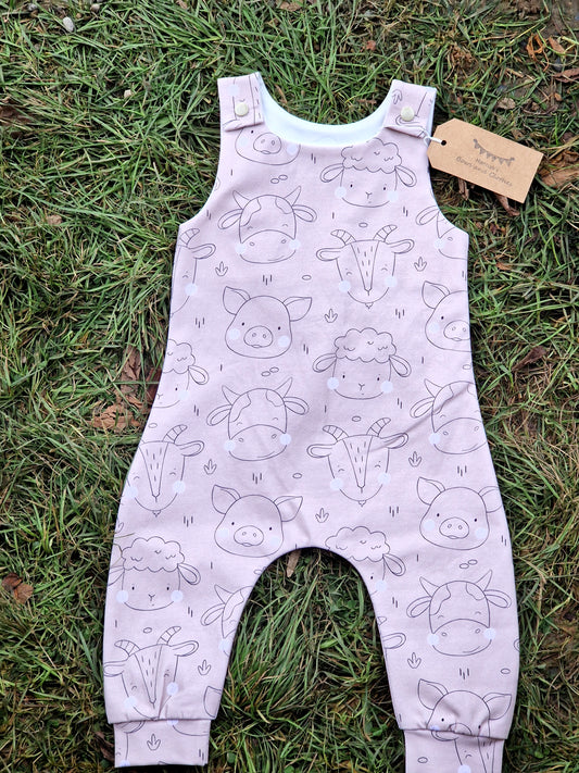 Farm Animal Faces Romper image 0