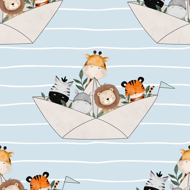 Paper Boats Romper (Beige , Dusky Pink , White , Blue) image 3