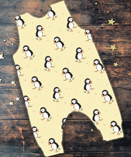 Puffin Romper (Yellow / Mint / White) image 0