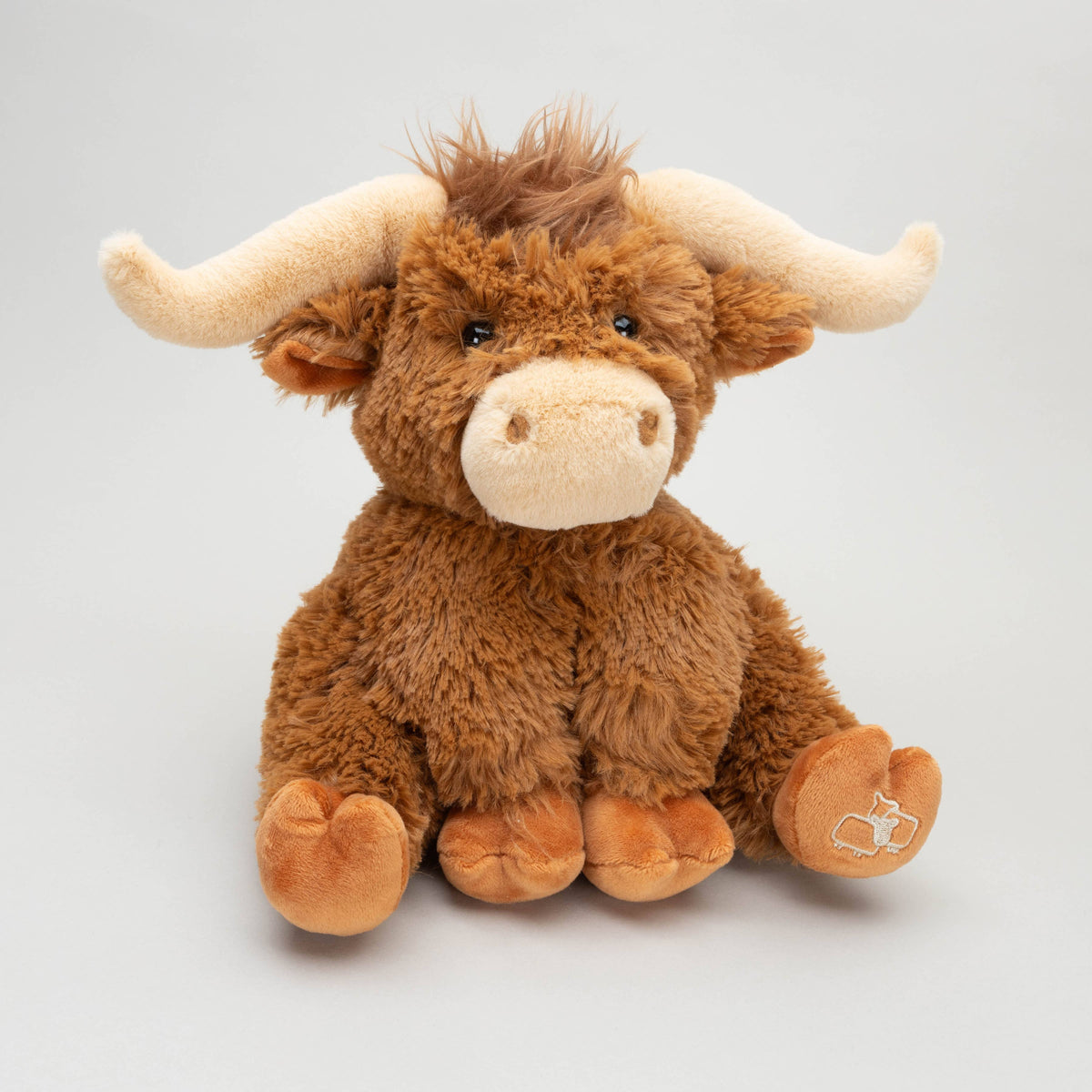 Horny Highland Cow Plush Brown Medium Soft Toy - 23cm