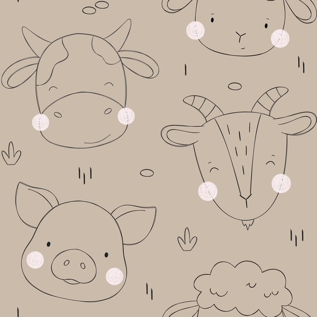 Farm Animal Faces Romper image 1