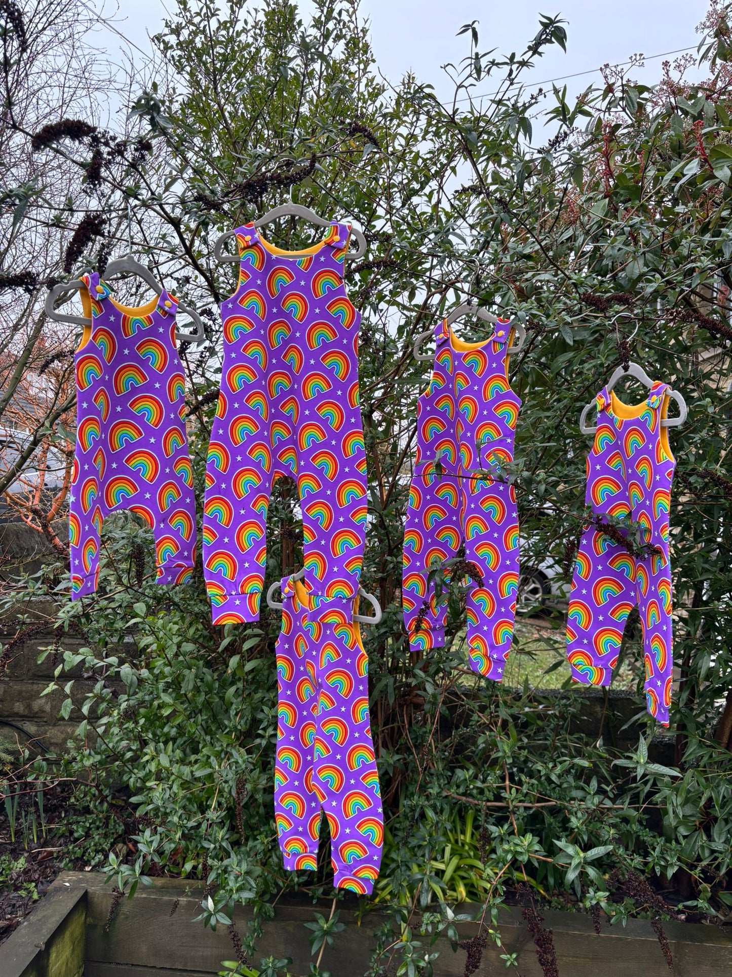 Jazzy Rainbows Romper