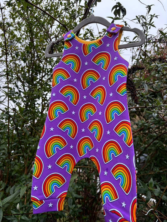 Jazzy Rainbows Romper